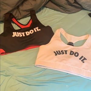 Two Nike Sports Bras